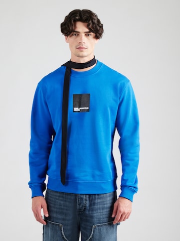 KARL LAGERFELD JEANS Bluzka sportowa w kolorze niebieski: przód