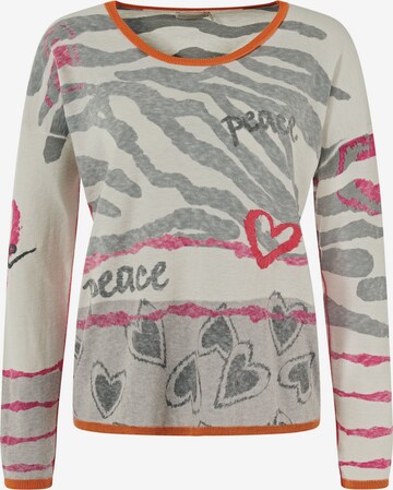 eve in paradise Sweater 'Bettina' in Beige: front