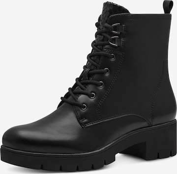 Bottines à lacets Tamaris en noir : devant