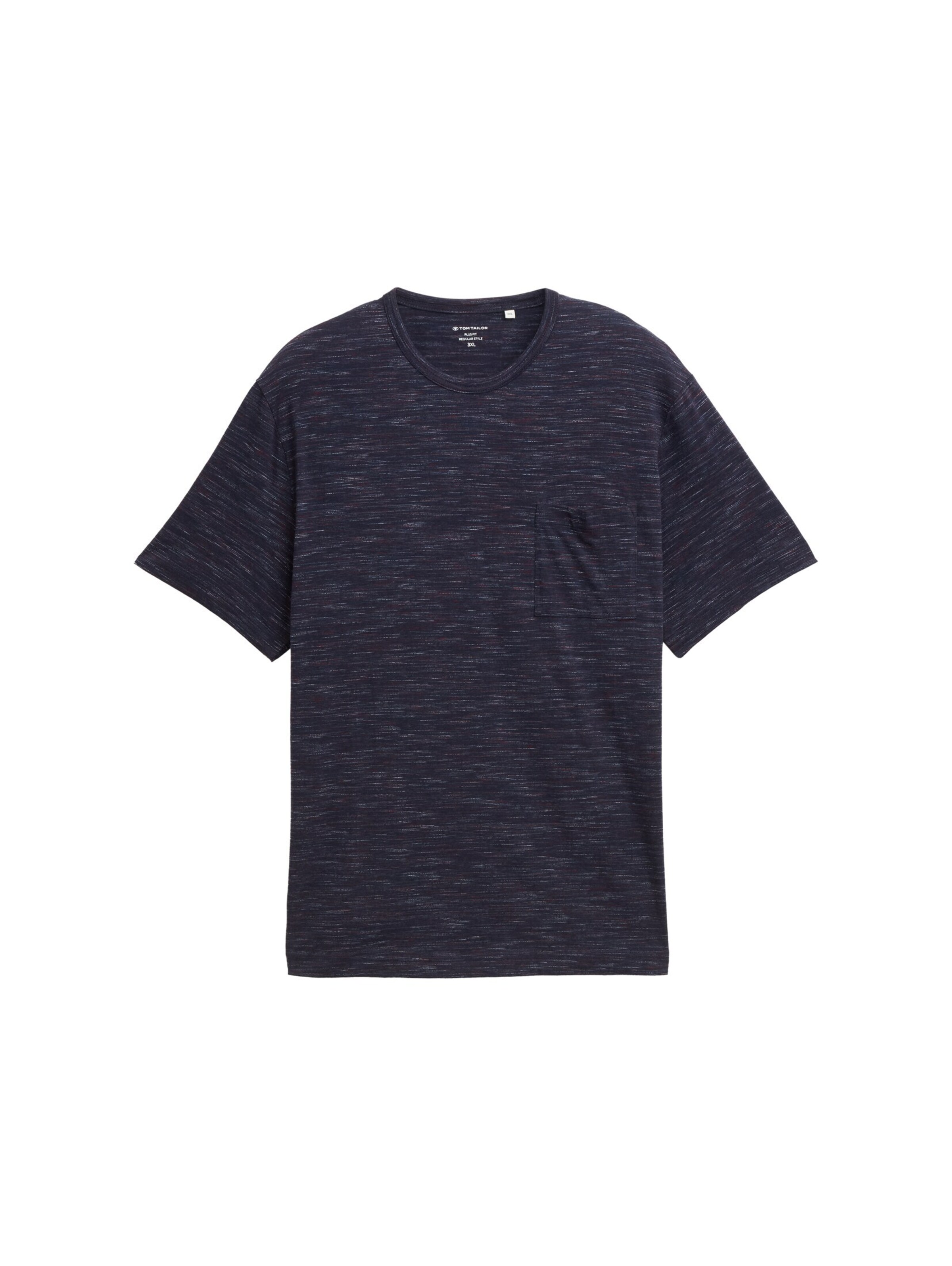 TOM TAILOR Men + T-Shirt in Grau: Vorderseite