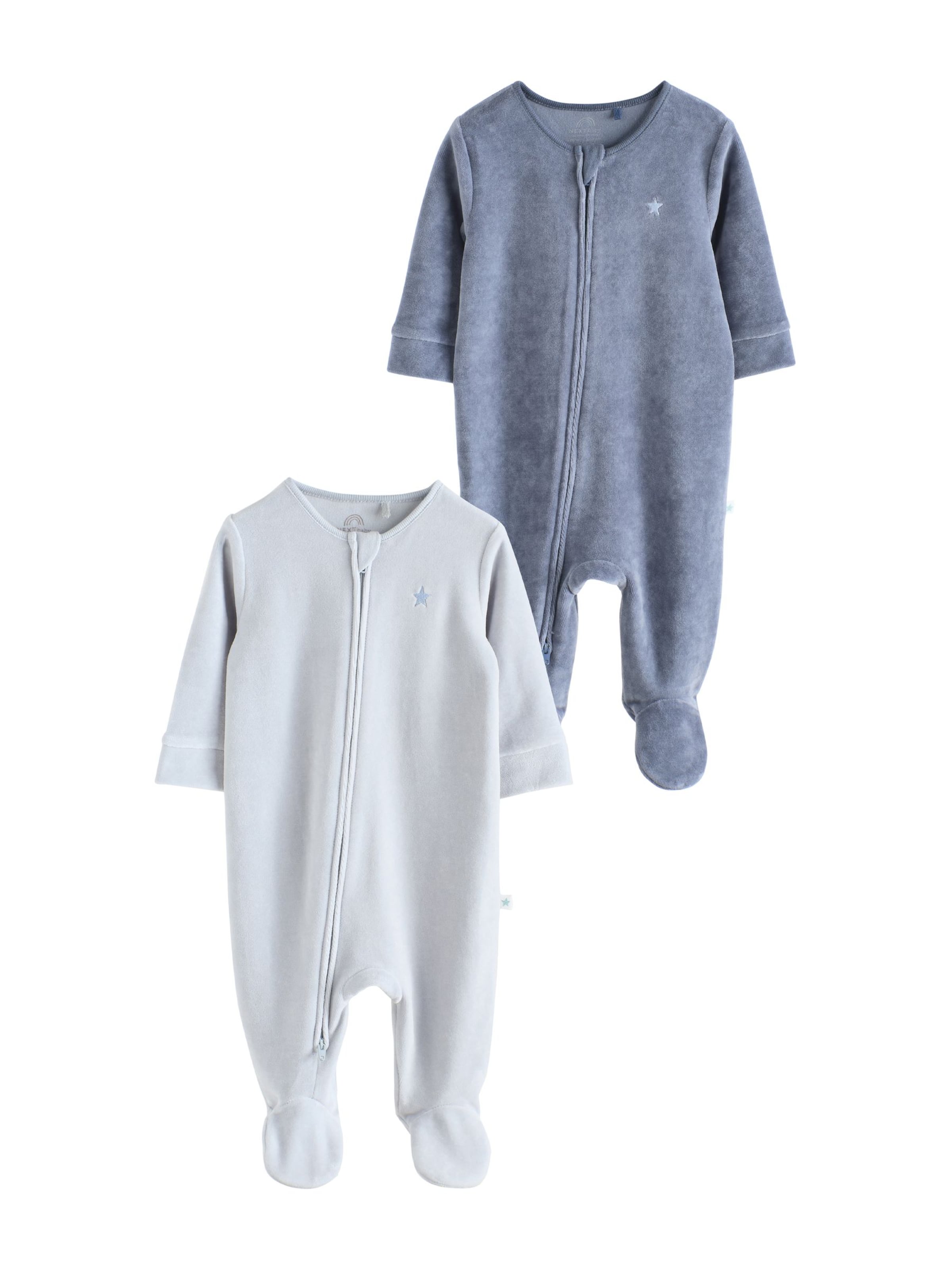 Next Schlafanzug in Blau: Vorderseite