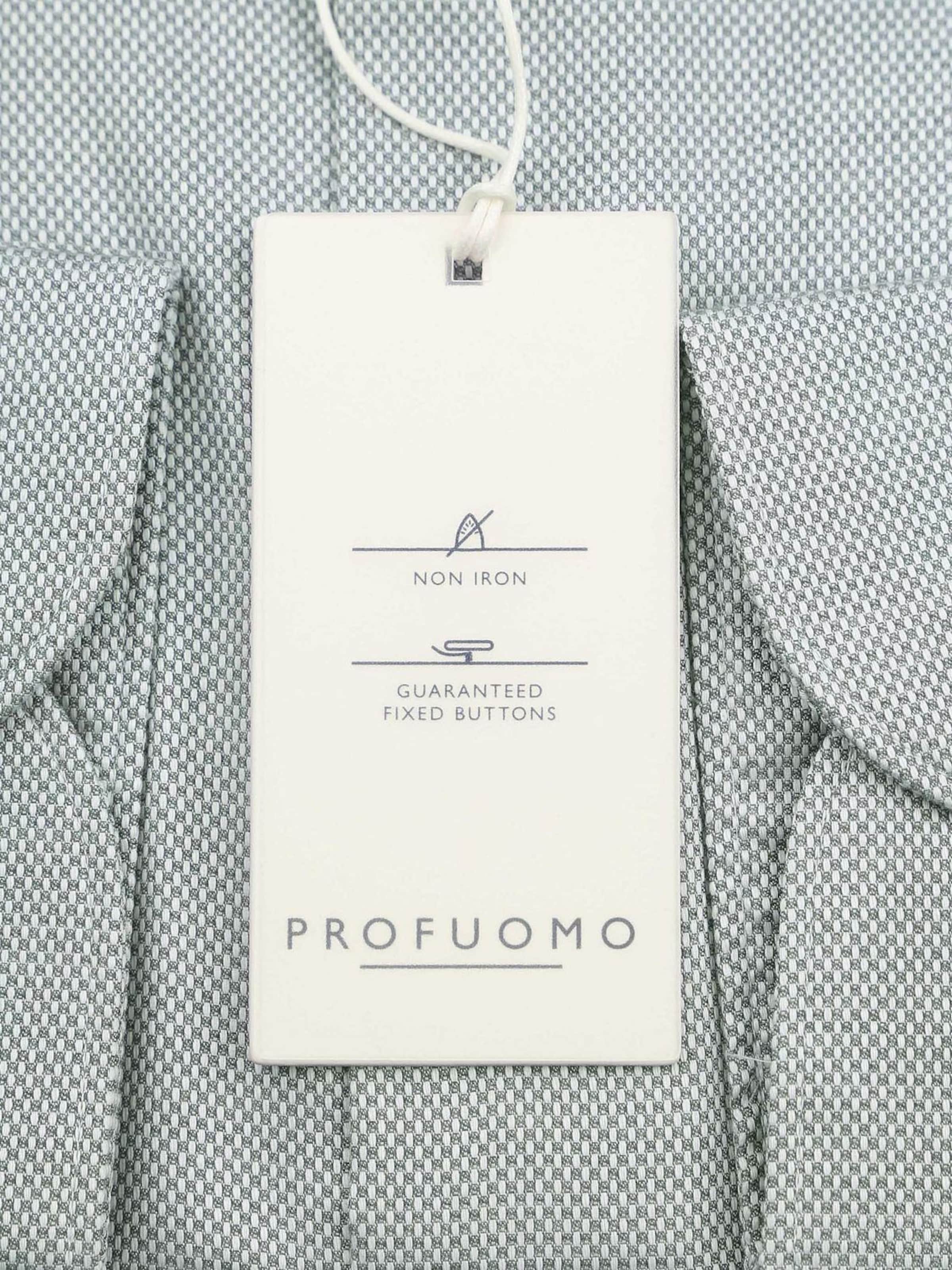 Profuomo Slim fit Button Up Shirt in Green
