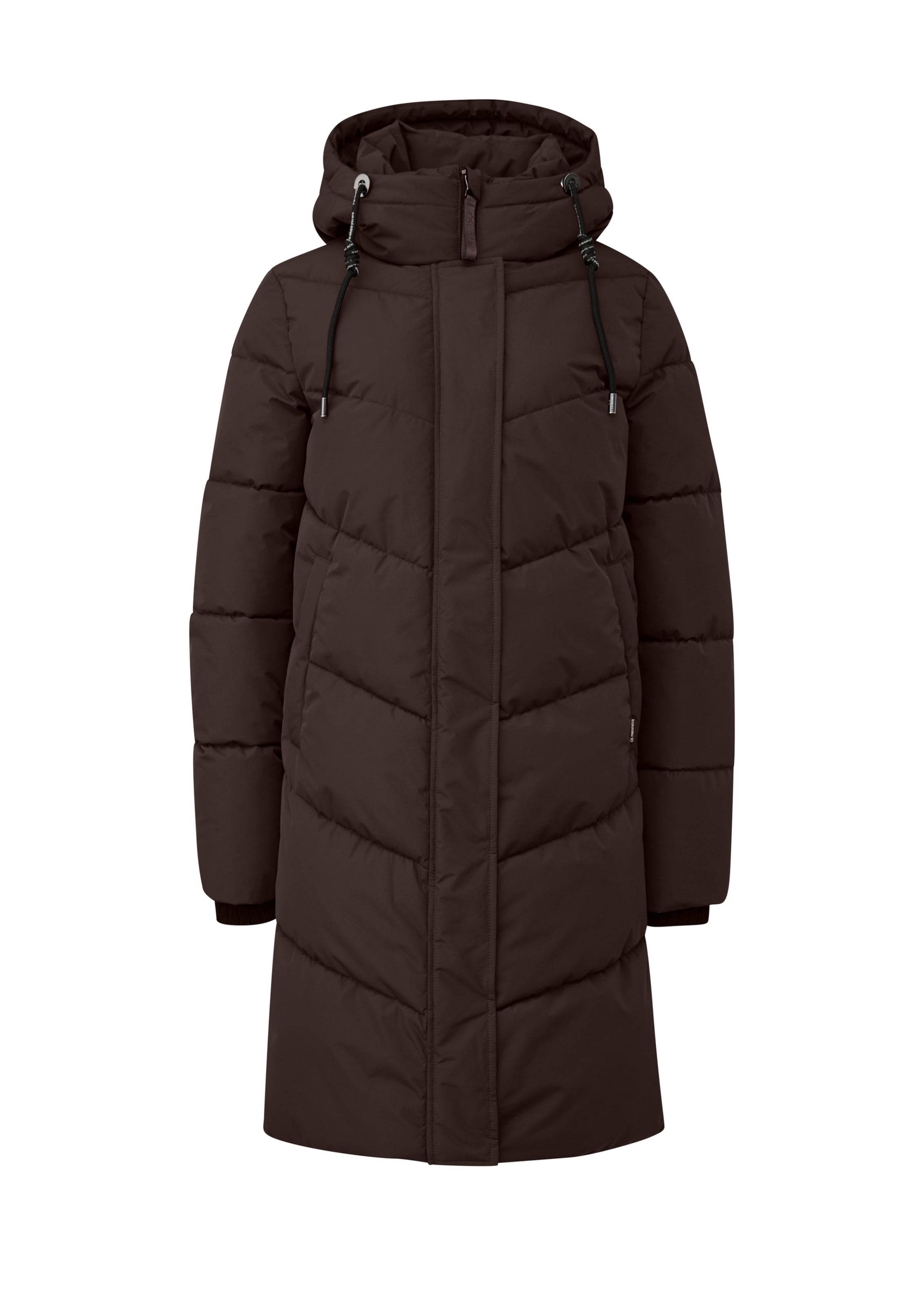QS Winter coat in Brown: front