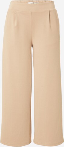 Pantaloni con pieghe 'KATE' di ICHI in beige: frontale