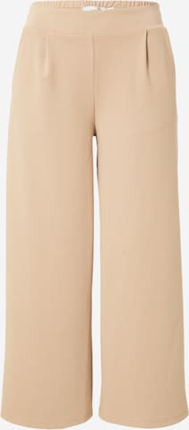 ICHI - Pantalón plisado 'KATE' en beige: frente