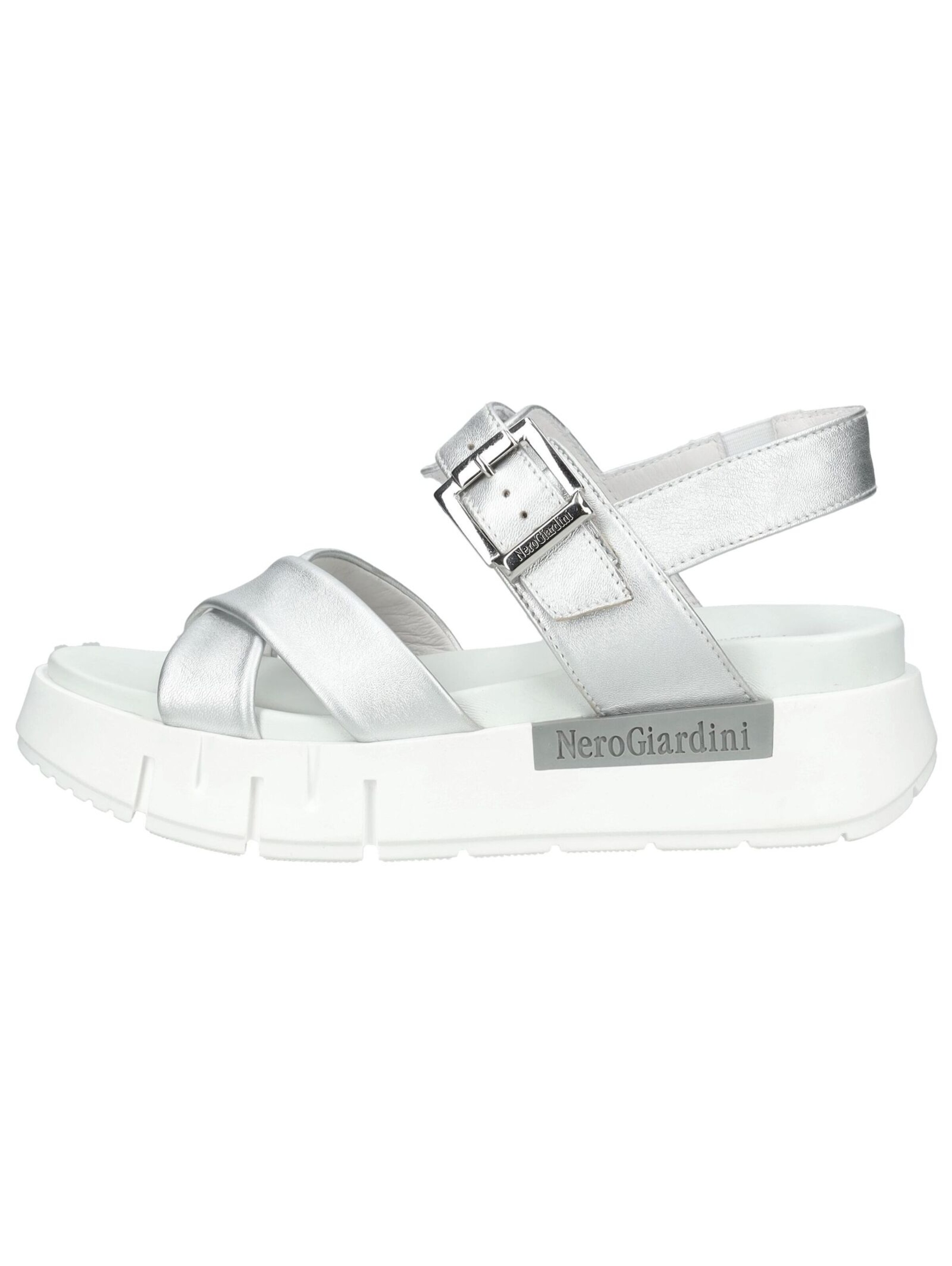Nero Giardini Sandals in Silver