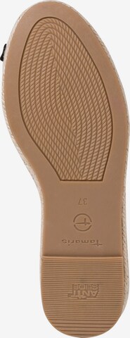 TAMARIS Espadrilles in Zwart