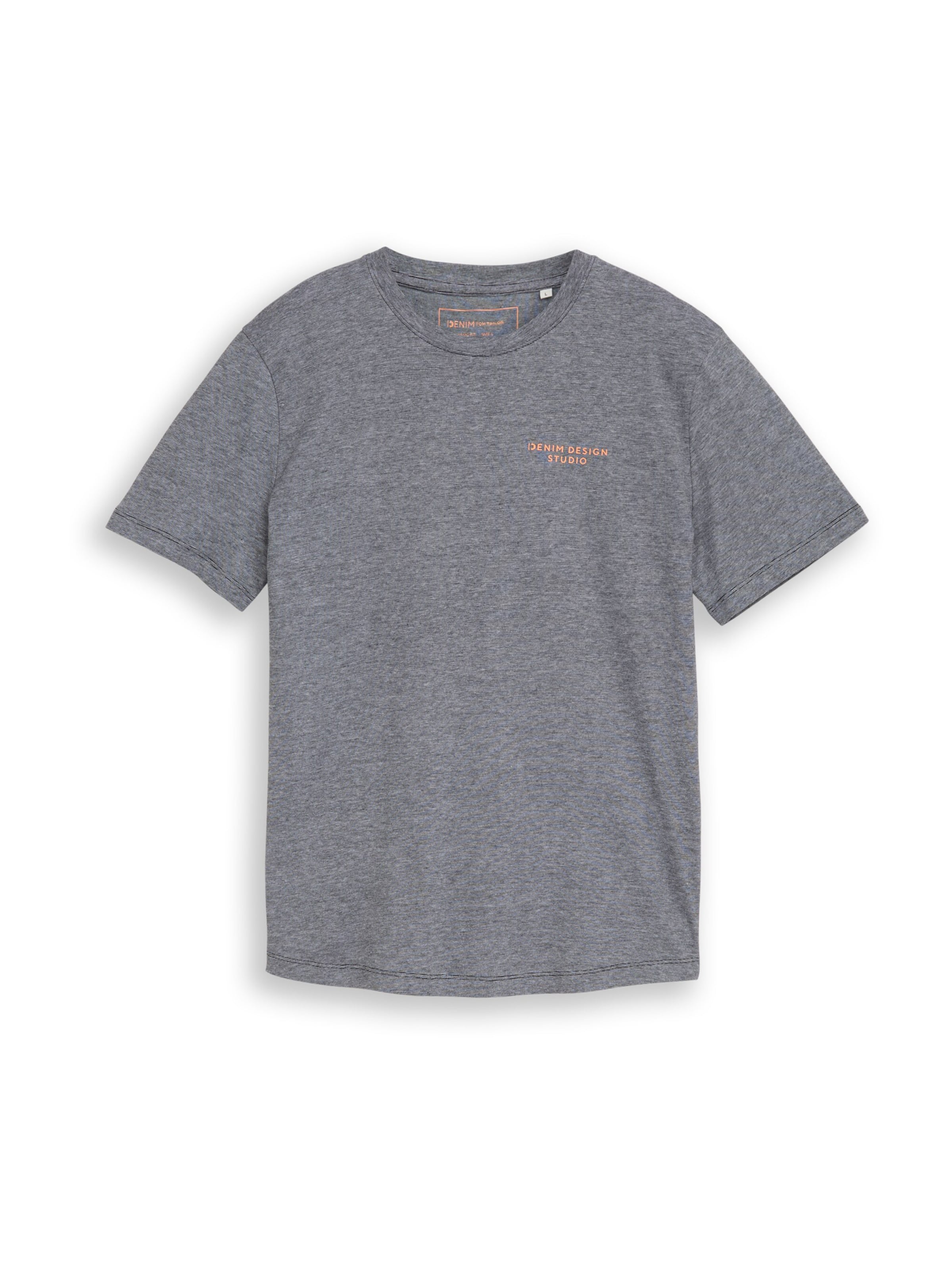 TOM TAILOR DENIM - Camiseta en negro: frente