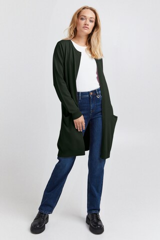 PULZ Jeans - Casaco de malha 'Sara' em verde