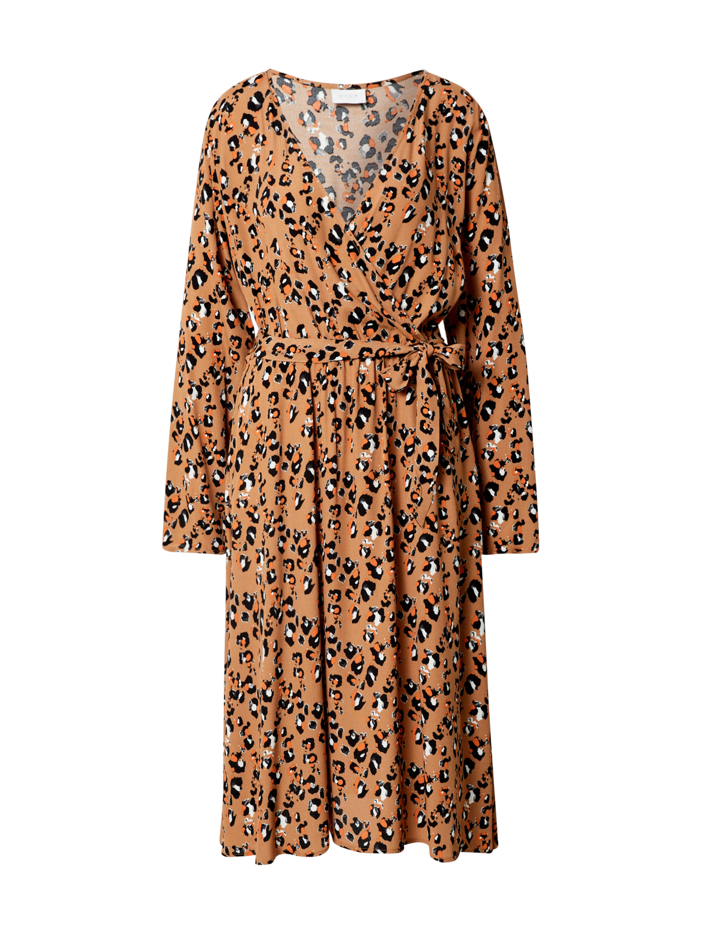 VILA - Vestido 'KITTIE' en marrón: frente