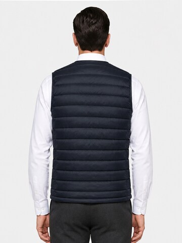ALLTHEMEN Vest 'Stichlinie' in Blue