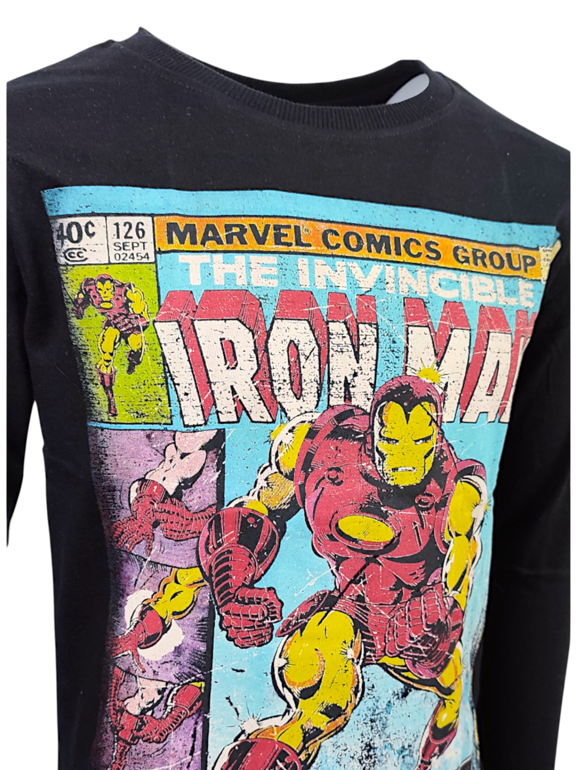 Marvel Avengers Shirt 'Iron Man' in Black