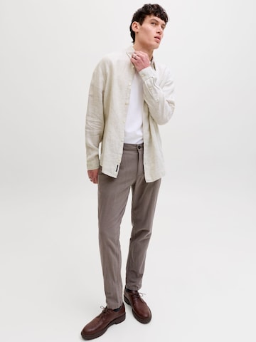 JACK & JONES Tapered Chino trousers 'JPSTAce JJSummer' in Brown