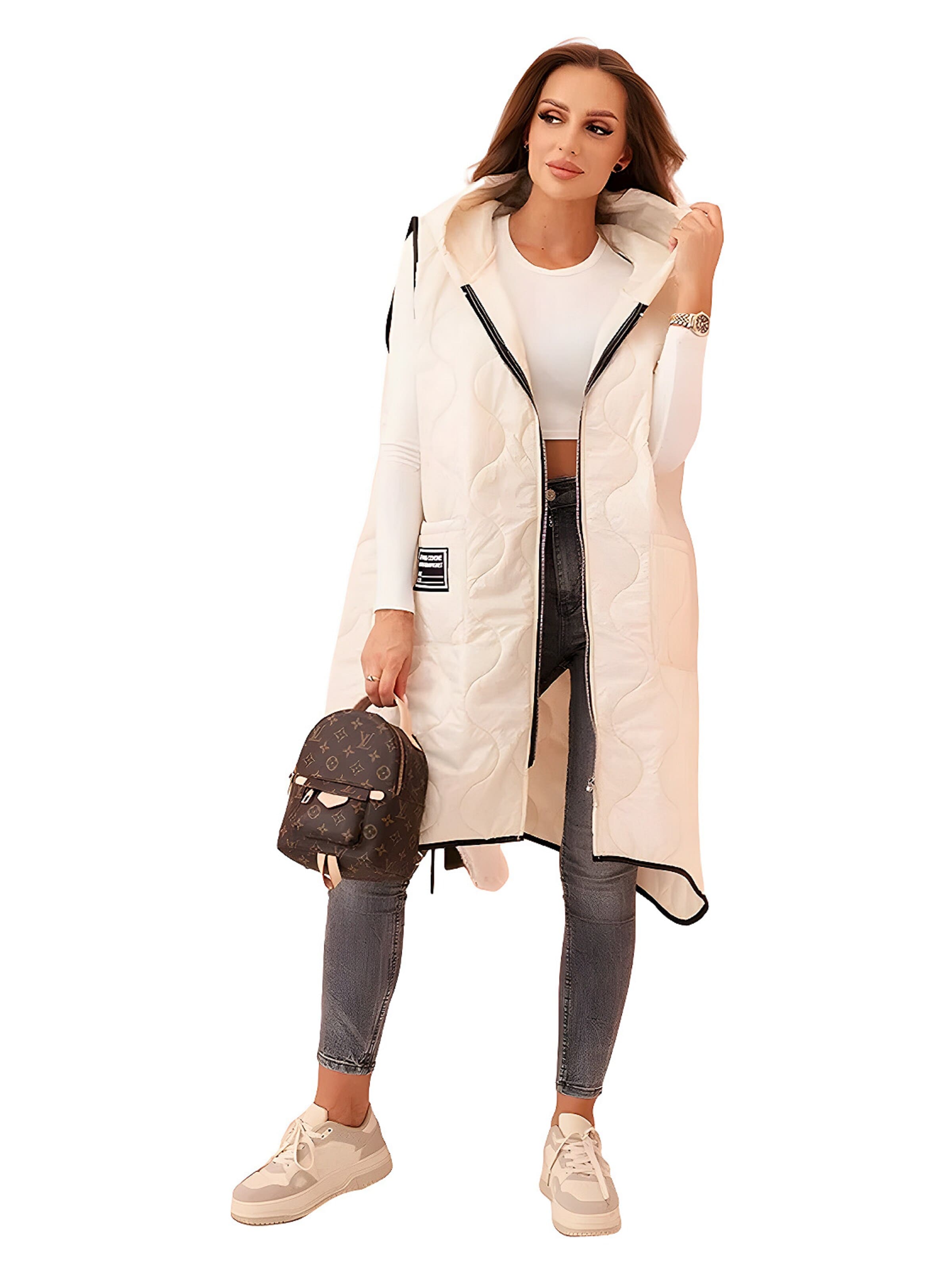 Lumera Tussenjas in Beige: voorkant