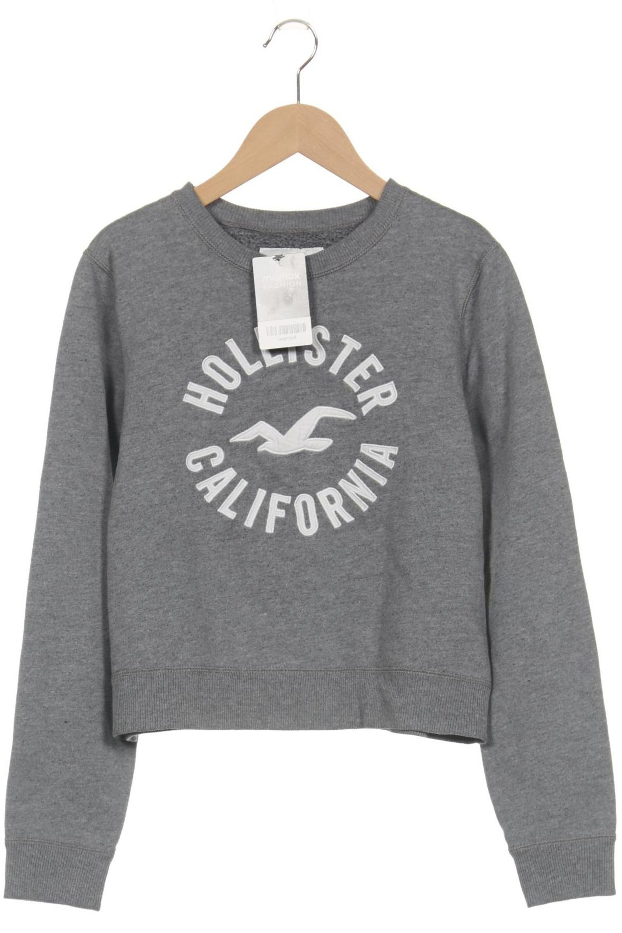 HOLLISTER Sweatshirt & Zip-Up Hoodie in M in Grey: front