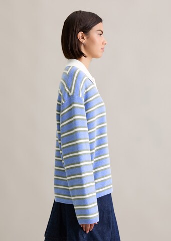Marc O'Polo DENIM Strickpolo in Blau