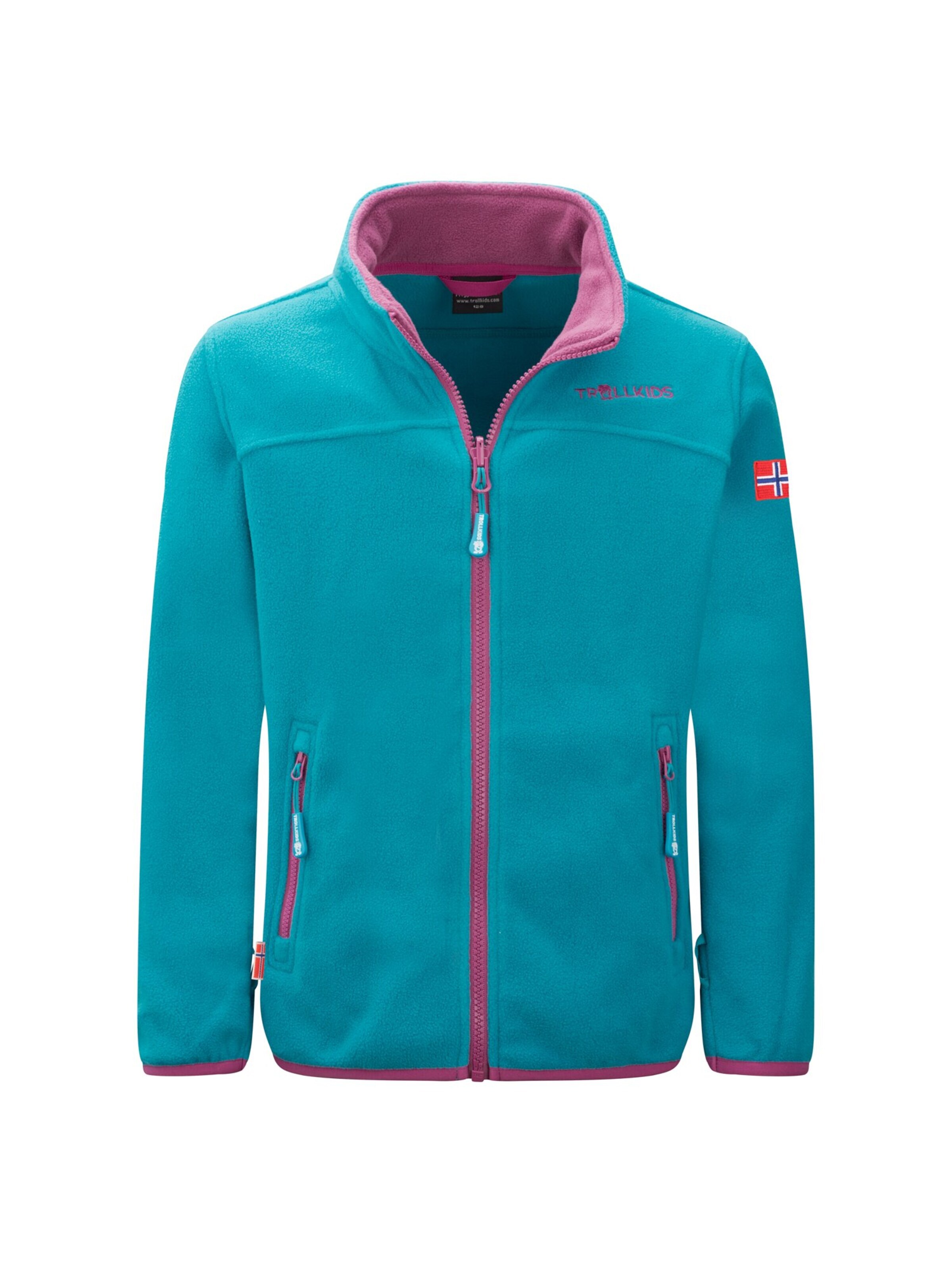 TROLLKIDS Fleece Jacket in Purple: front