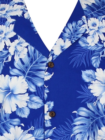 KY's Regular fit Button Up Shirt 'Batik' in Blue