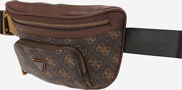 Sacs banane 'VEZZOLA' GUESS en marron : devant