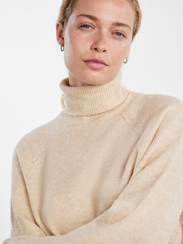 PIECES - Pullover 'Juliana' em bege