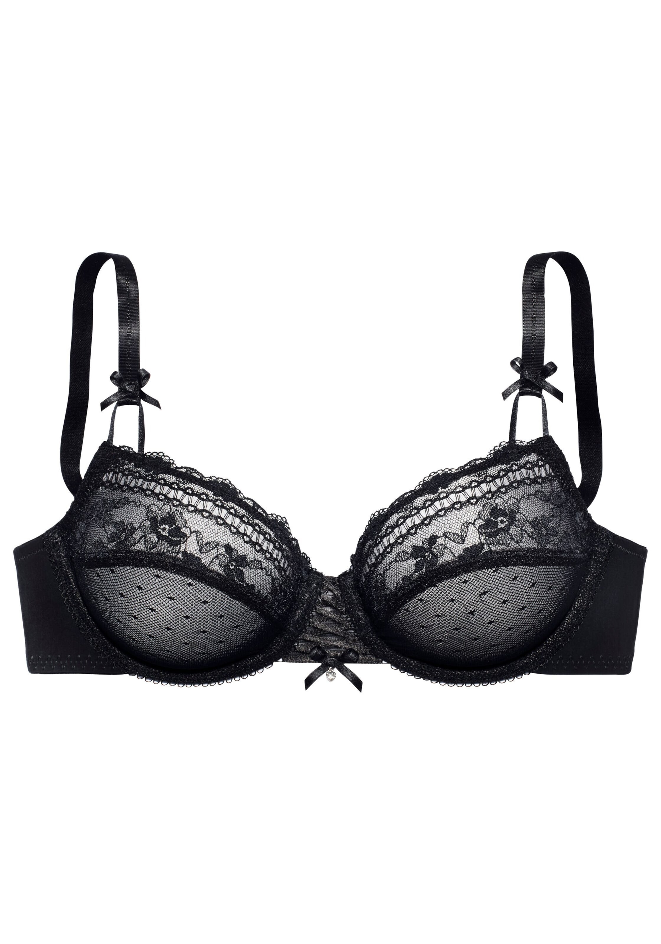 T-shirt Reggiseno di NUANCE in nero: frontale