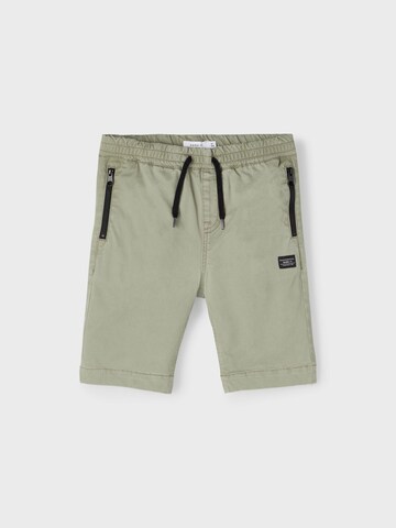 NAME IT Regular Pants 'Ryan' in Green