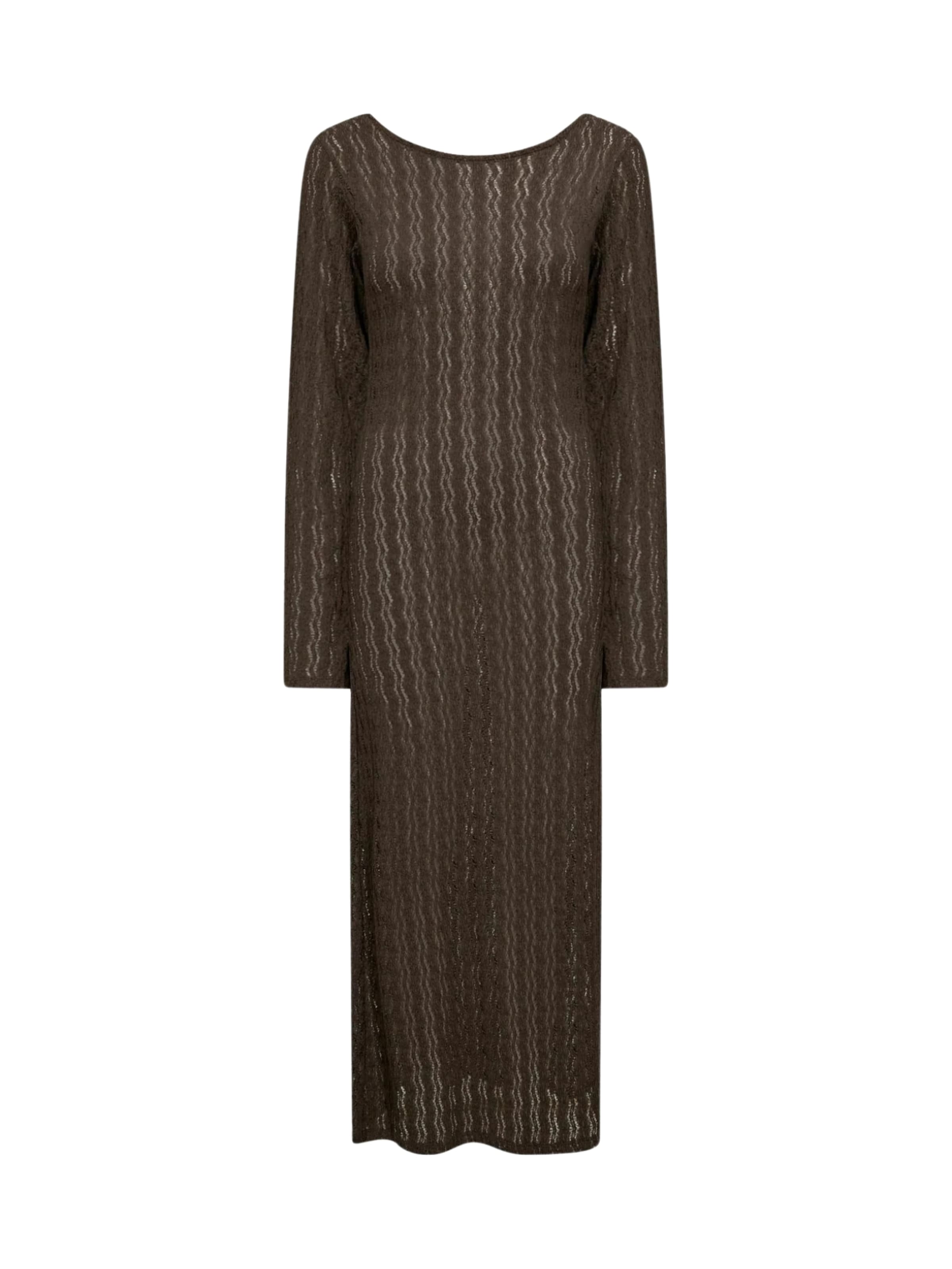 Levete Room Gebreide jurk 'Laica 4' in Bruin: voorkant