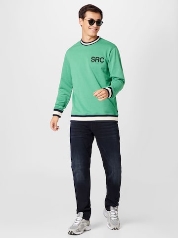 Only & Sons Sweatshirt 'RUNNING' in Green