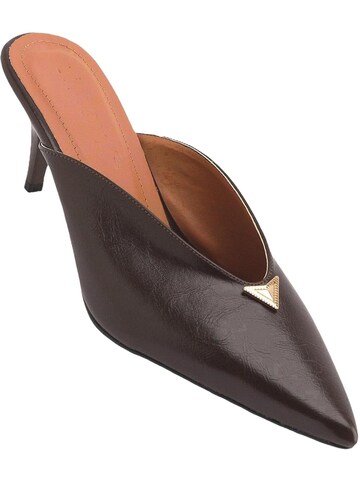 Mule 'Gia' Limoya en marron : devant