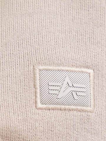 ALPHA INDUSTRIES Sweatshirt 'Essentials' in Beige
