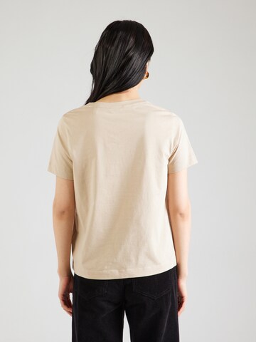 Tricou de la GANT pe bej