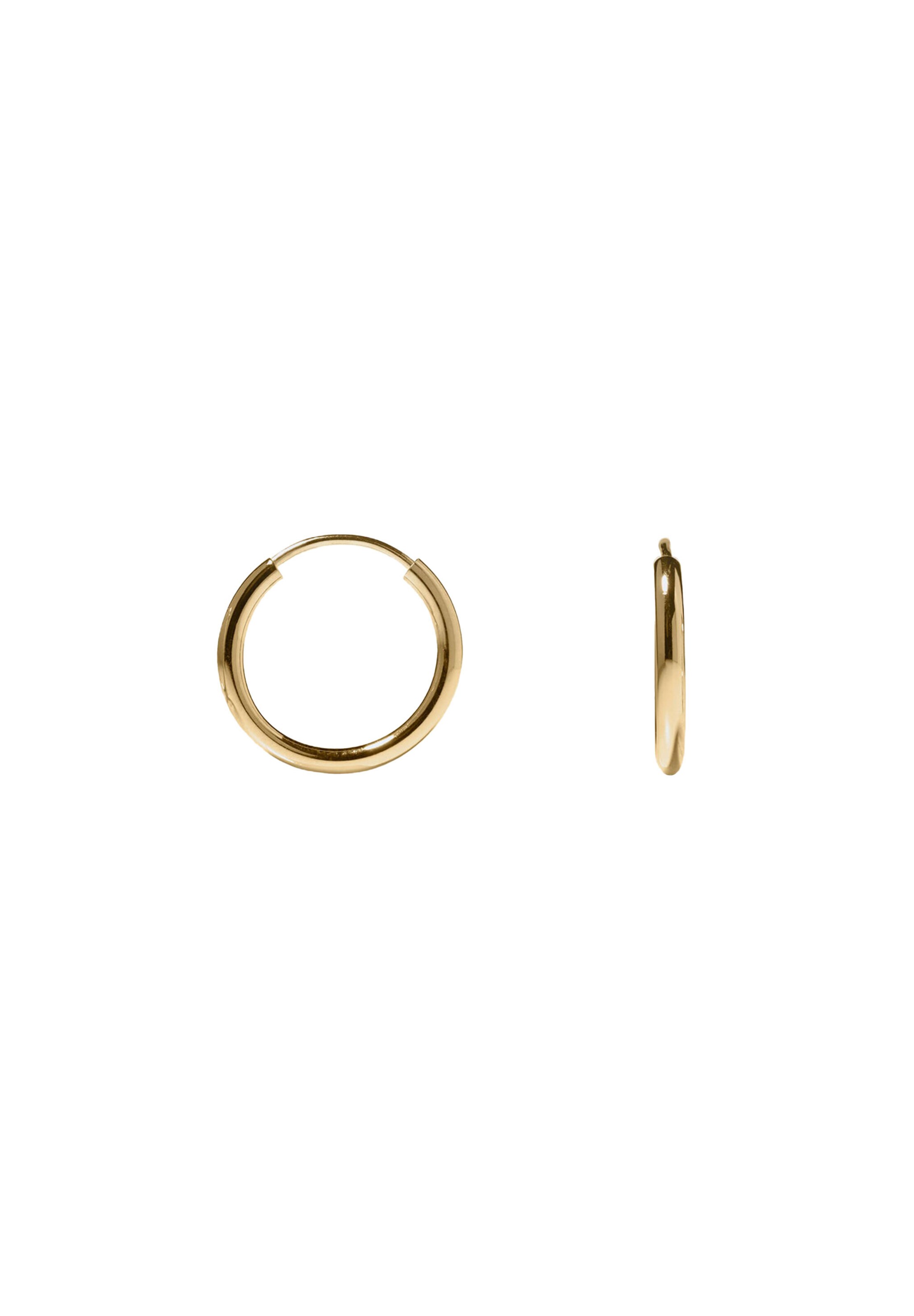 Stilnest Earrings in Gold: front