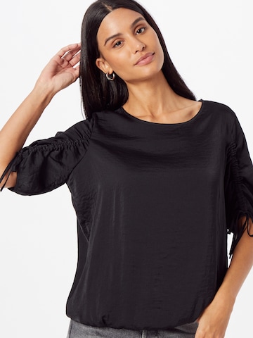 s.Oliver Blouse in Zwart: voorkant