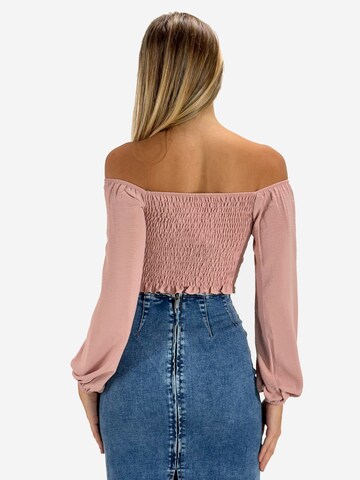 Chemisier Elara en rose