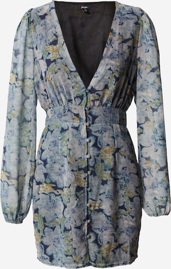 Nasty Gal Košilové šaty - námořnická modř / kari / šedá / světle zelená, Produkt