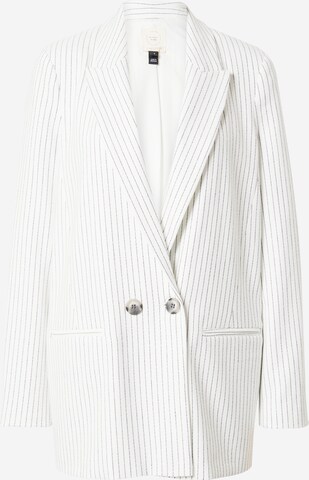 River Island Blazer in White: front