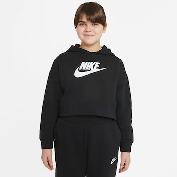 Nike Sportswear Sweatshirt in Schwarz: predná strana