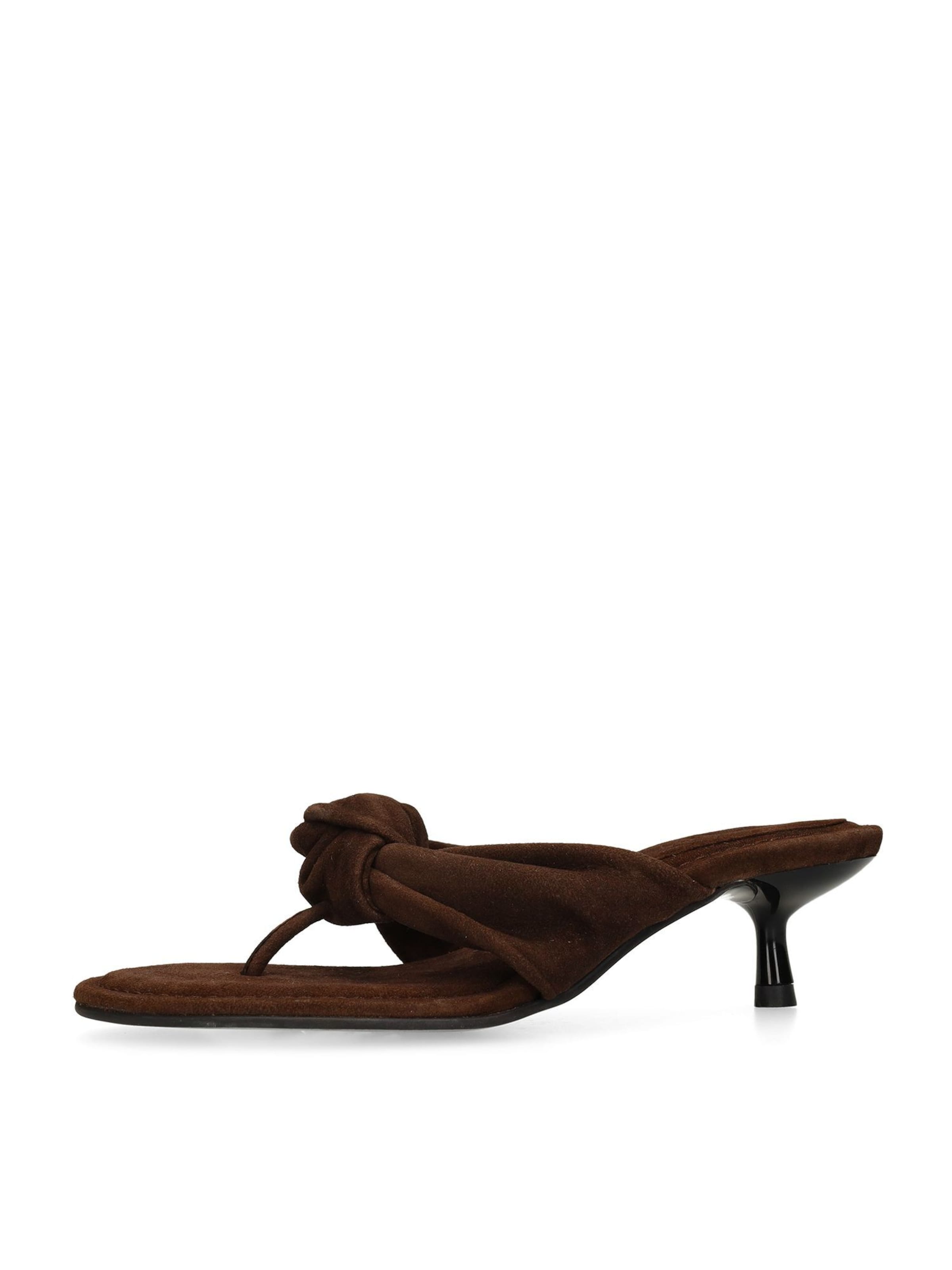 Tongs SACHA en marron : devant