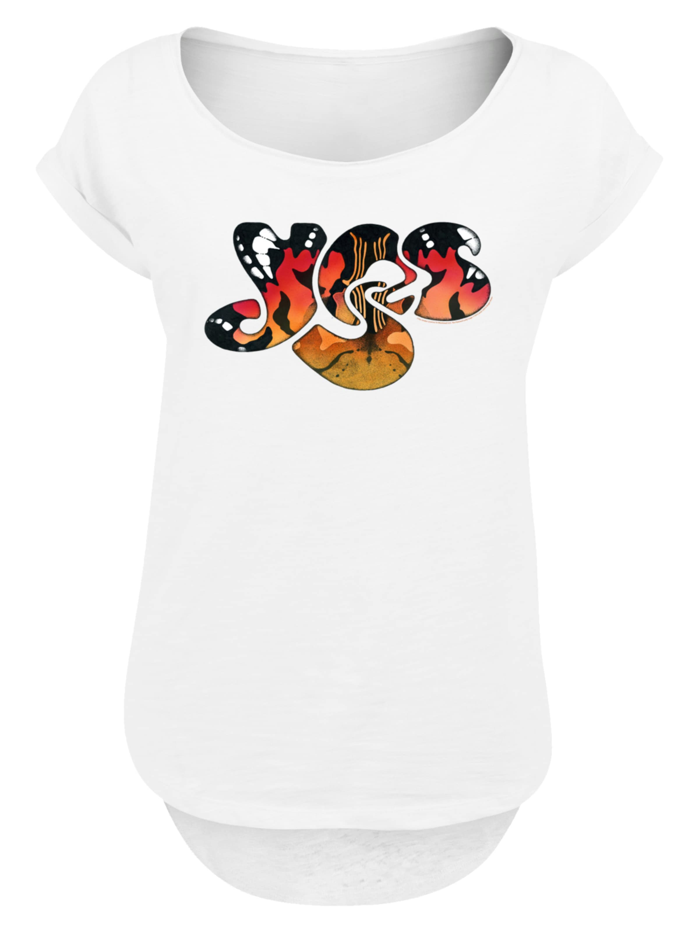 T-shirt 'Yes Ra' F4NT4STIC en blanc : devant