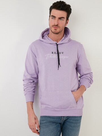 Buratti Sweatshirt 'Buratti' in Purple: front