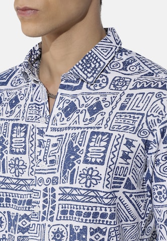 Campus Sutra Regular fit Button Up Shirt 'Travis' in Blue