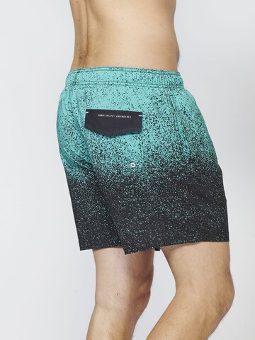 KOROSHI Badeshorts in Grün