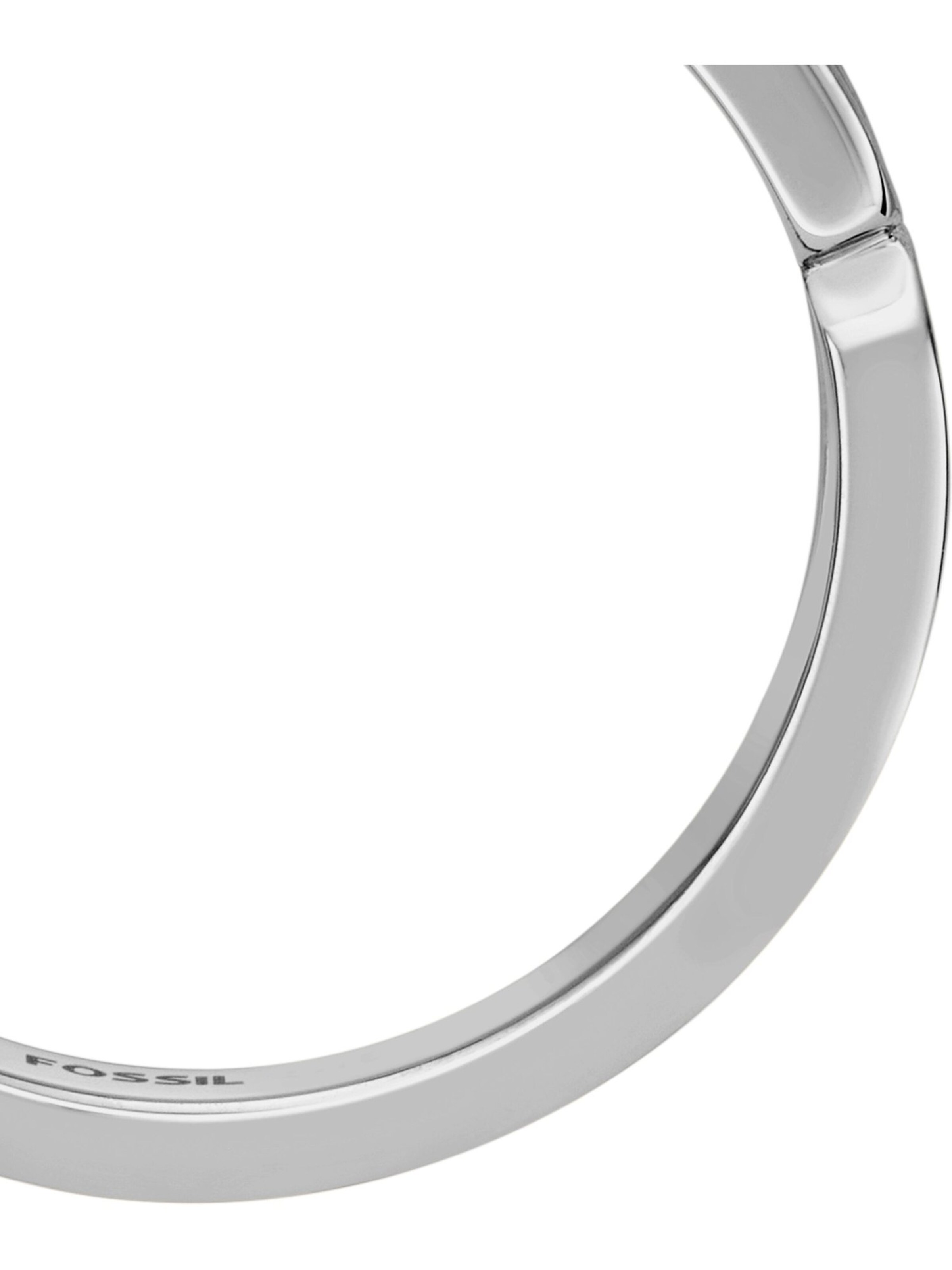 FOSSIL Ring in Silber