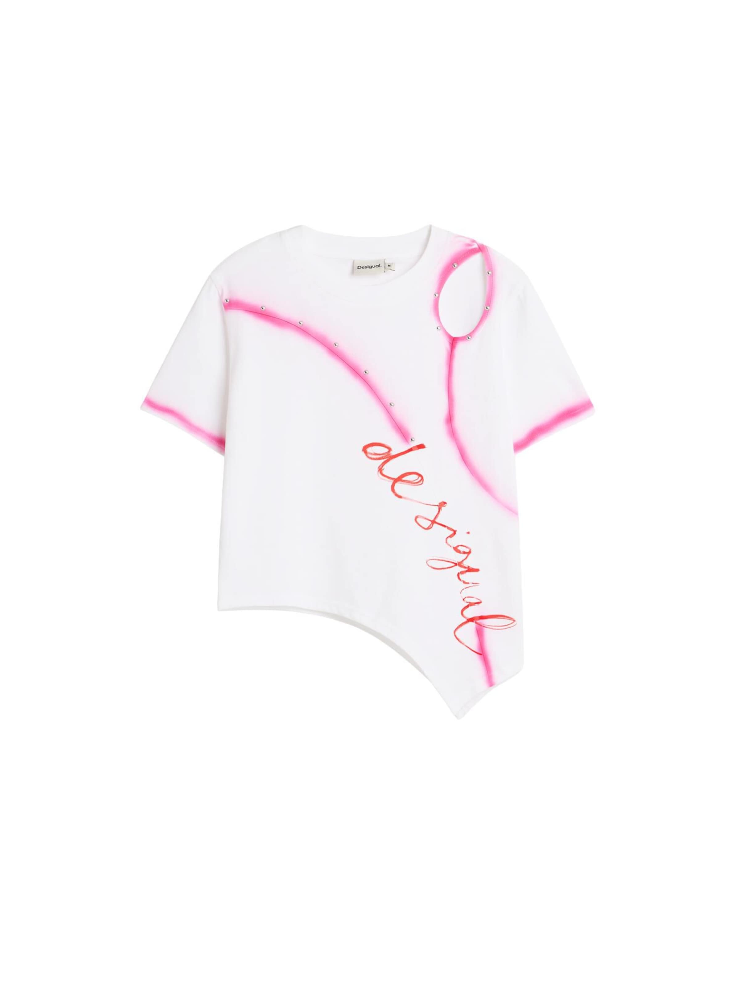 Desigual Shirt in Wit: voorkant