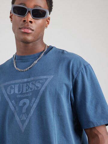 GUESS Originals Футболка в Синий