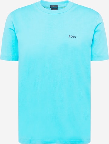BOSS Tričko 'TEE' – modrá: přední strana