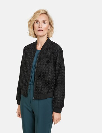 GERRY WEBER Übergangsjacke in Schwarz: Vorderseite