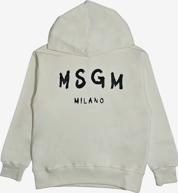 MSGM Sweatshirt in Beige: Vorderseite