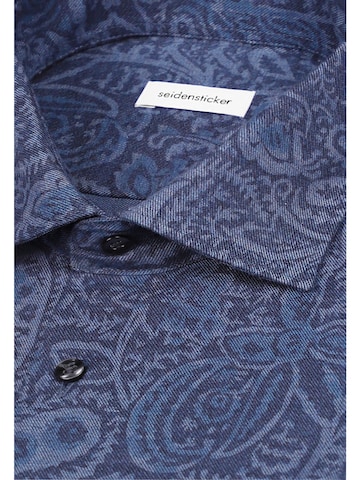 SEIDENSTICKER Regular fit Business shirt in Blue