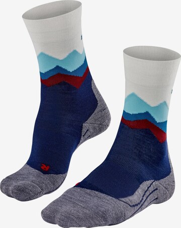 FALKE Sportsocken 'TK2 Explore' in Blau: Vorderseite